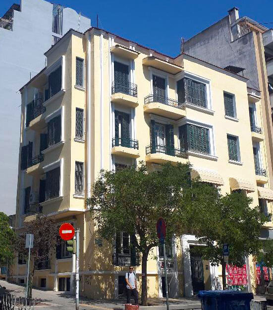 Συντήρηση - επισκευή διατηρητέου κτιρίου στη Θεσσαλονίκη από τον Χρήστο Αυγερινό.