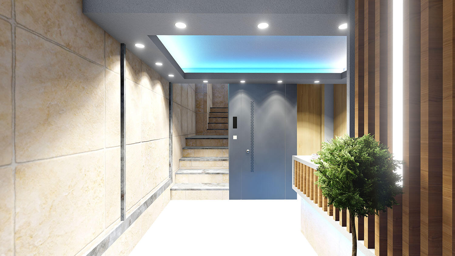 Renovation of building entrance on Mitropoleos street 2