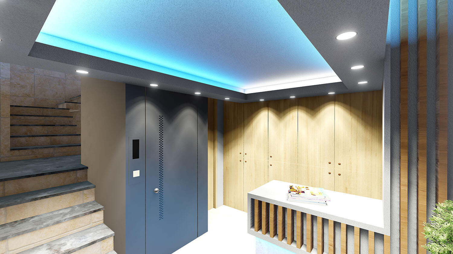 Renovation of building entrance on Mitropoleos street 4