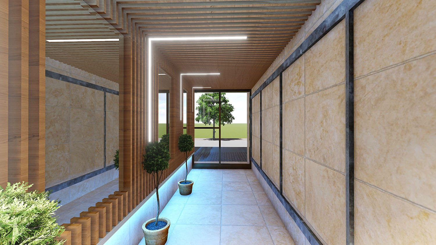 Renovation of building entrance on Mitropoleos street 5