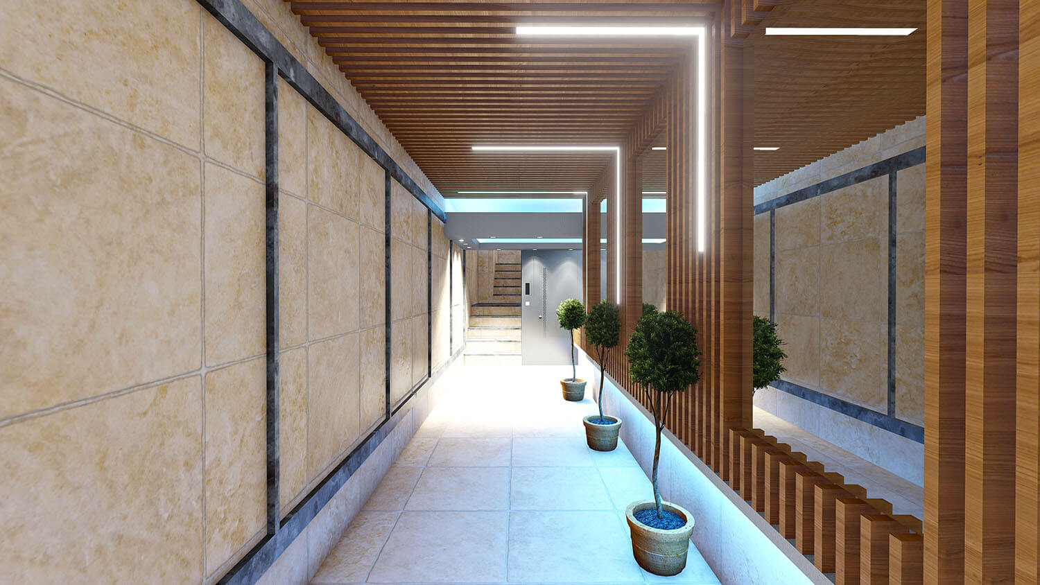Renovation of building entrance on Mitropoleos street 7